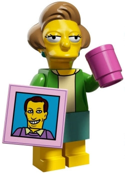 LEGO Minifigur CMF Simpsons Serie 2 - Edna Krabappel