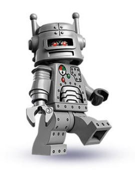 LEGO Minifigur CMF Serie 1 - Roboter