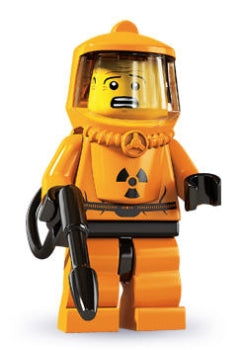 LEGO Minifigur CMF Serie 4 - Hazmat Guy