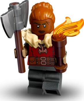 LEGO Minifigur CMF Dungeons & Dragons - Zwergenbarbarin