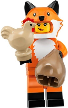 LEGO Minifigur CMF Serie 19 - Fox Costume Girl