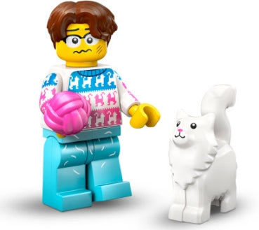 LEGO Minifigur CMF Serie 27 - Katzenfreund