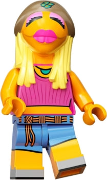 LEGO Minifigur CMF Muppets - Janice mit Gitarre