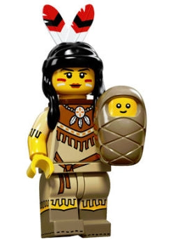 LEGO Minifigur CMF Serie 15 - Indianerin