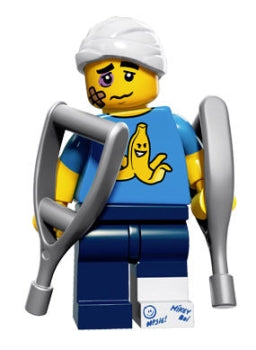 LEGO Minifigur CMF Serie 15 - Tollpatsch